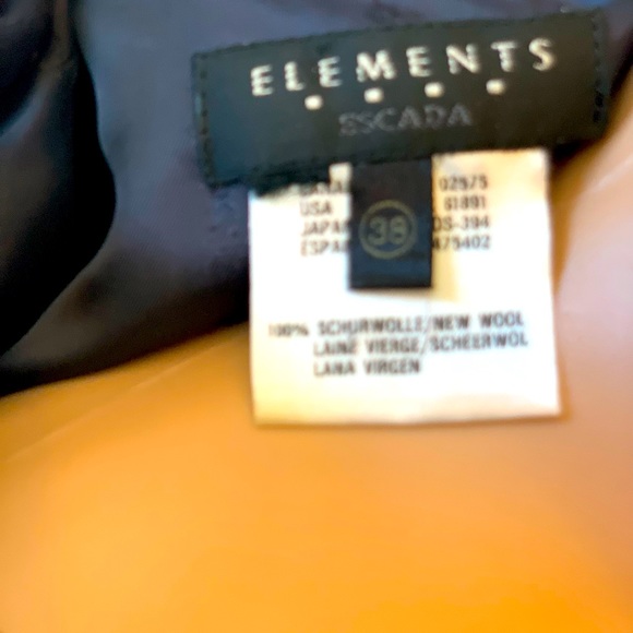 Escada Elements Vintage Navy Blazer - Picture 6 of 8